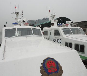 Police boats
